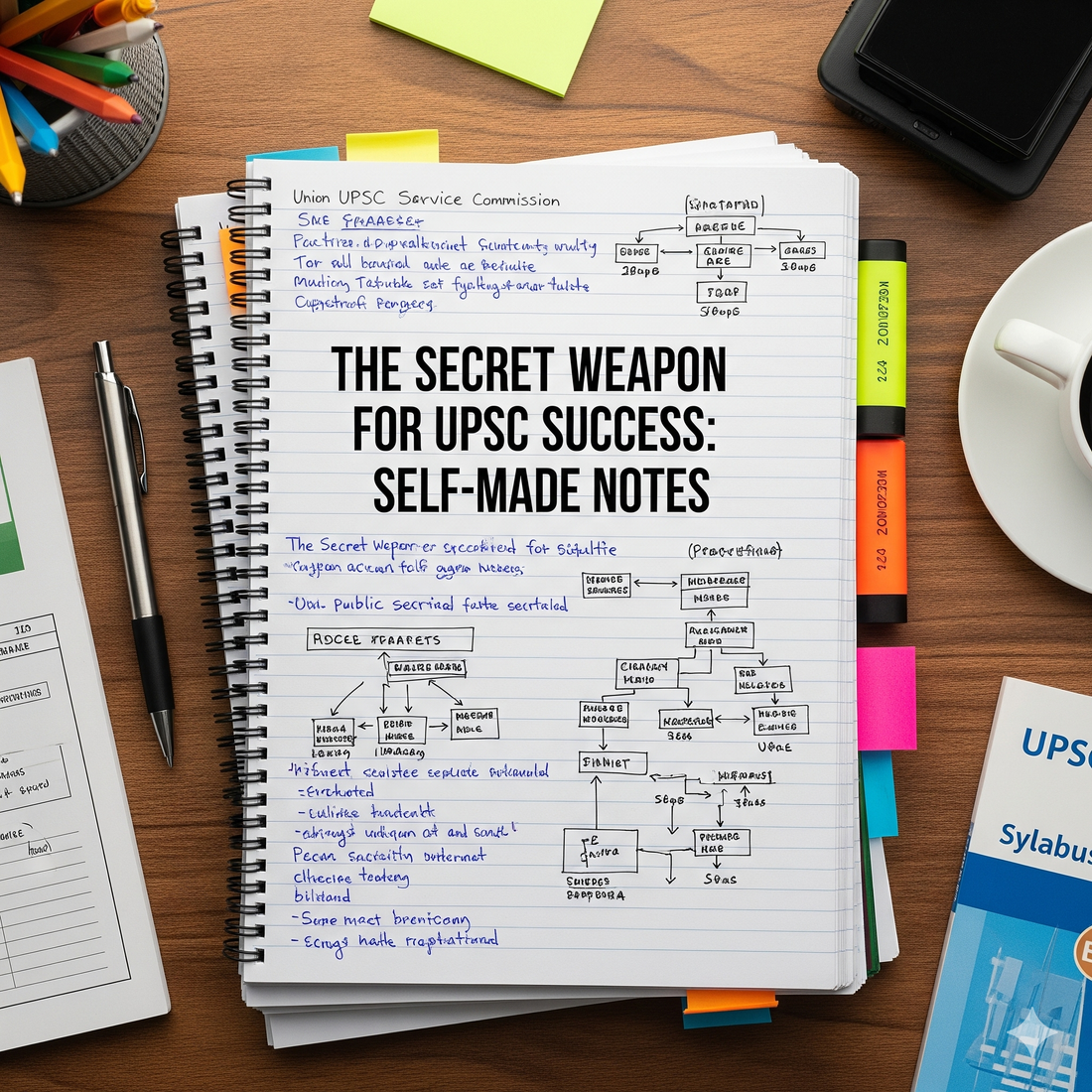 ✍️ The Secret Weapon for UPSC Success: Self-Made Notes