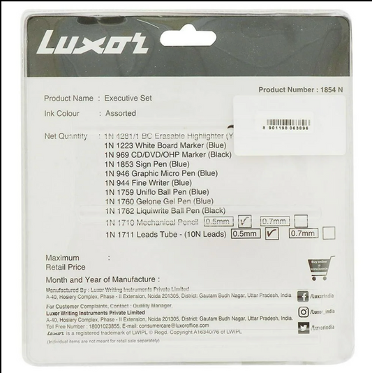 Luxor Executive Stationery Set – 11 Pieces | Perfect for UPSC Study & Office Use