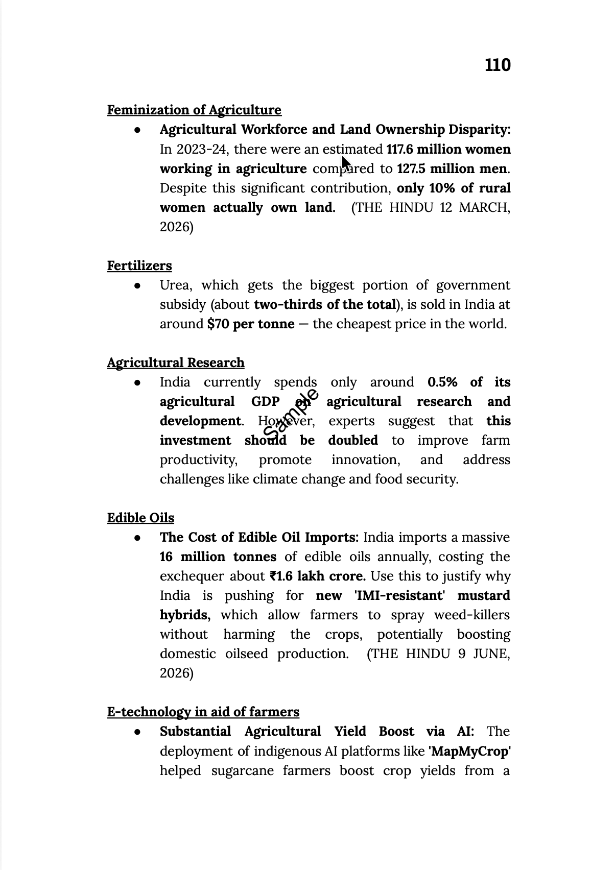 STRENGTHEN YOUR ARGUMENT: 500+ READY TO USE VERIFIED FACTS & STATS FOR IAS MAINS