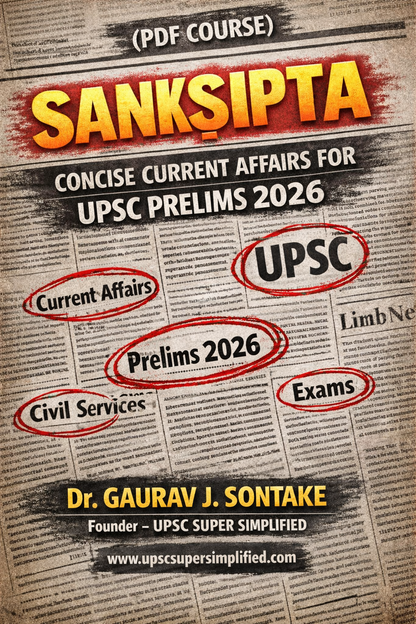 (PDF COURSE) SĀŃKŞIPTA CONCISE CURRENT AFFAIRS FOR UPSC PRELIMS 2026