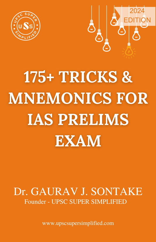 175+ Tricks & Mnemonics for IAS Prelims Exam (Paperback] Dr. Gaurav J. Sontake