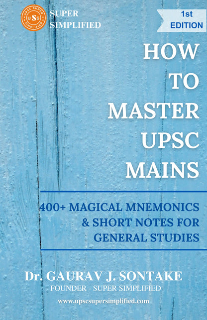 HOW TO MASTER UPSC MAINS | 400+ Magical Mnemonics & Short Notes For General Studies (English)