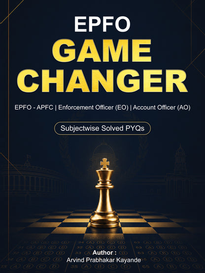 EPFO PYQ Book by Arvind Kayande | Delhi UPSC Secrets — EPFO Game Changer (APFC | EO | AO Solved Previous Year Questions)