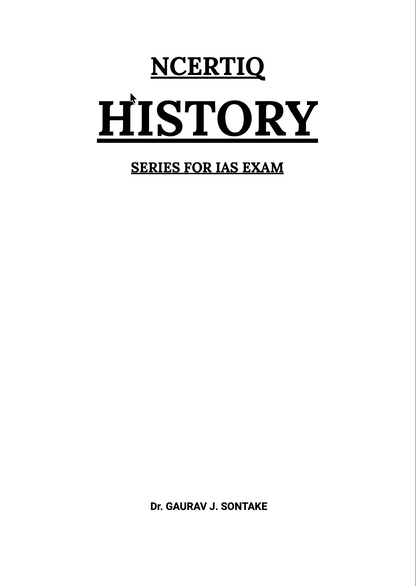 (PDF) NCERTIQ History — IAS Exam Series | 7 NCERT History Books Summarised for UPSC