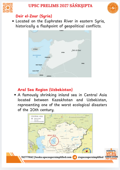 (PDF COURSE) SĀŃKŞIPTA – UPSC Prelims 2027 Current Affairs