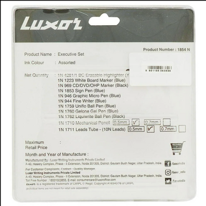 Luxor Executive Stationery Set – 11 Pieces | Perfect for UPSC Study & Office Use