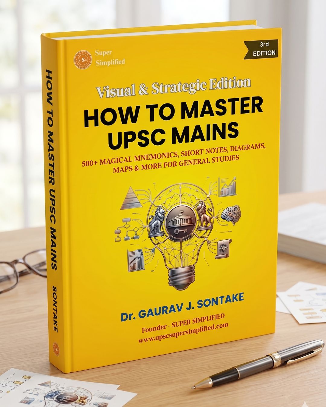 HOW TO MASTER UPSC MAINS (3rd Edition) | 500+ Magical Mnemonics, Short Notes, Diagrams,  Maps & More for General Studies | Answer Writing | PYQs